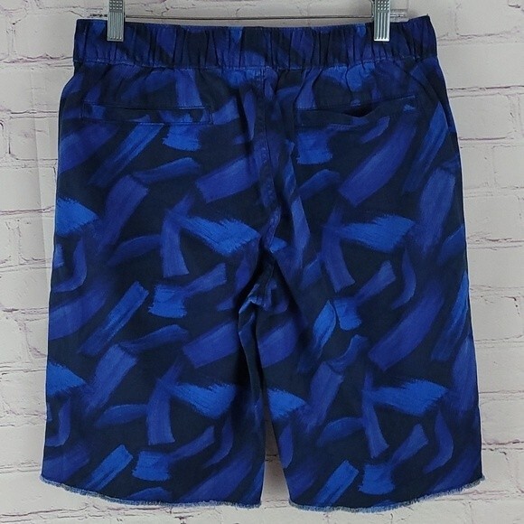 Flex Jogger Shorts Size 30 Blue Navy Paintbrush ARIZONA JEANS CO. NWT - Picture 2 of 8